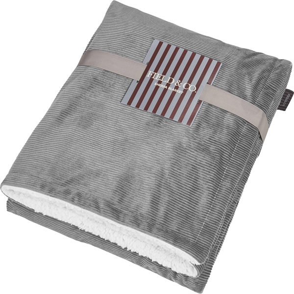 Field and Co.® Corduroy Sherpa Blanket