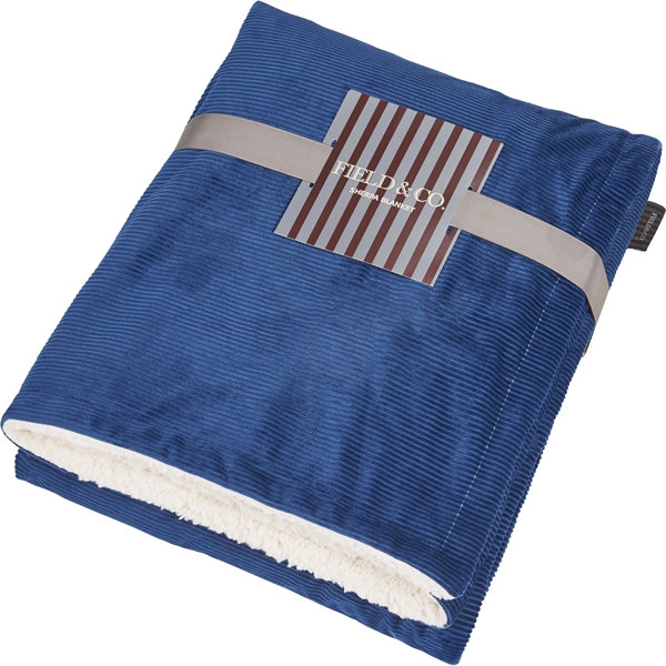 Field and Co.® Corduroy Sherpa Blanket