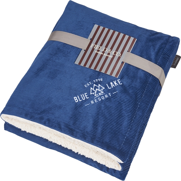 Field and Co.® Corduroy Sherpa Blanket