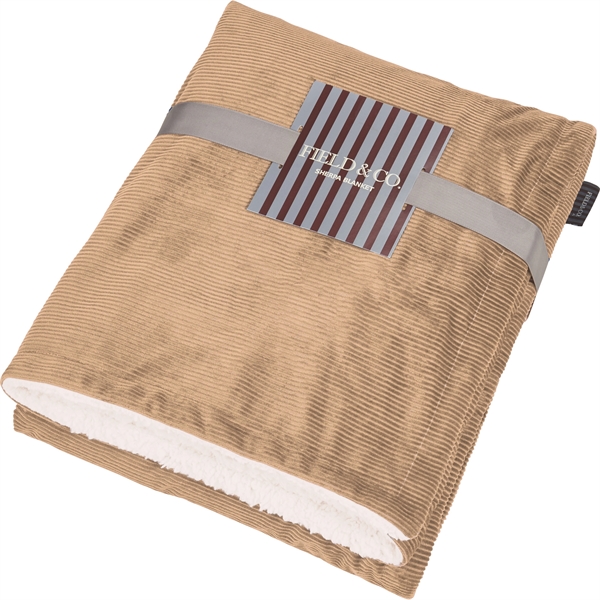 Field and Co.® Corduroy Sherpa Blanket