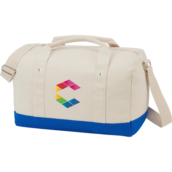 Belair 17" Cotton Canvas Duffel - Belair 17" Cotton Canvas Duffel - Image 5 of 19