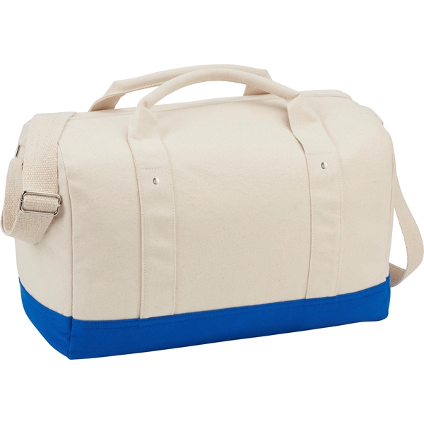 Belair 17" Cotton Canvas Duffel - Belair 17" Cotton Canvas Duffel - Image 7 of 19