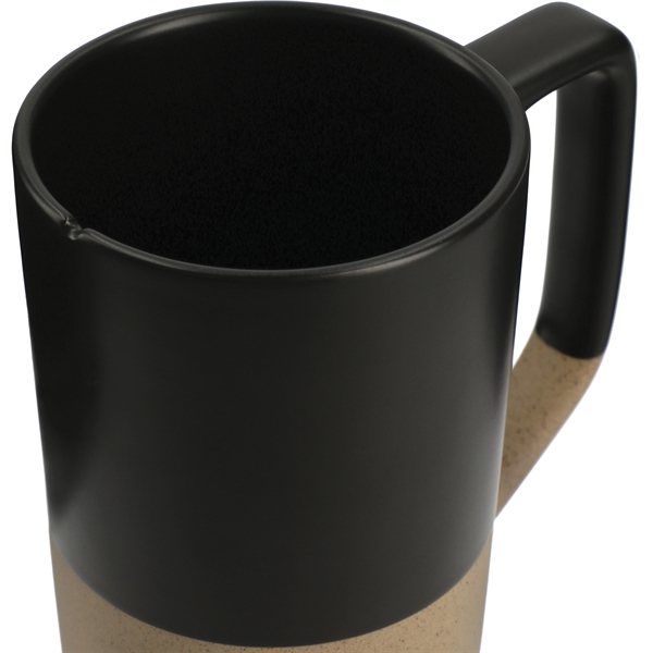 Tahoe Tea & Coffee Ceramic Mug with Wood Lid 16oz - Tahoe Tea & Coffee Ceramic Mug with Wood Lid 16oz - Image 4 of 15