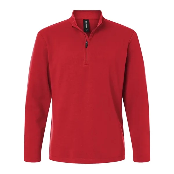 AllPro Men's Stretch Quarter-Zip Fleece Pullover