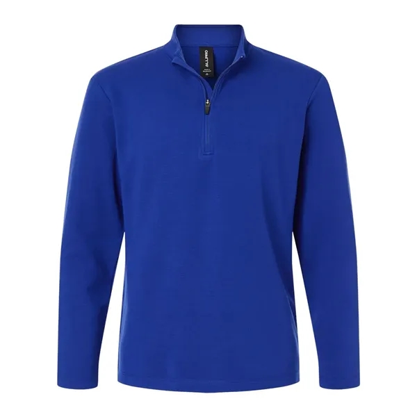AllPro Men's Stretch Quarter-Zip Fleece Pullover