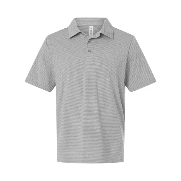 Team 365 Men's Relay Heathered Stripe Polo