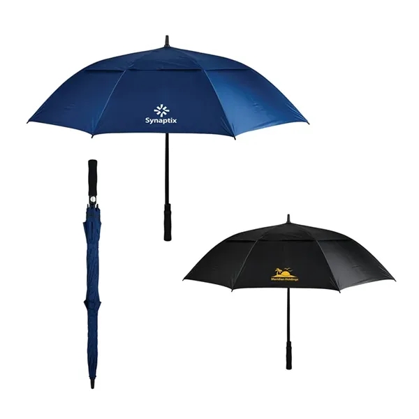 Bakerhill 62" UV Protection Auto Open, Vented Golf Umbrella