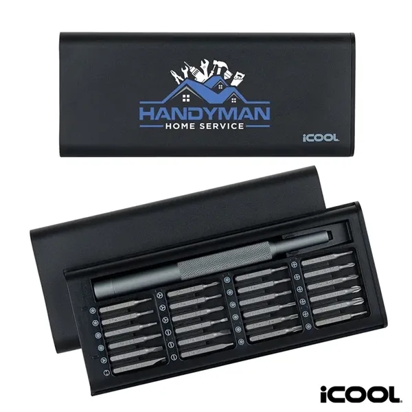 Custom iCOOL® Ridgeway 25-in-1 Precision Screwdriver Set