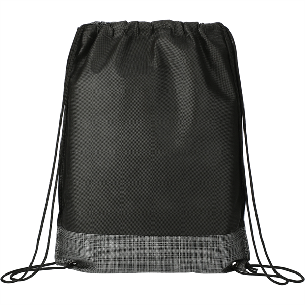 Crossweave Heat Sealed Drawstring Bag - Crossweave Heat Sealed Drawstring Bag - Image 2 of 6