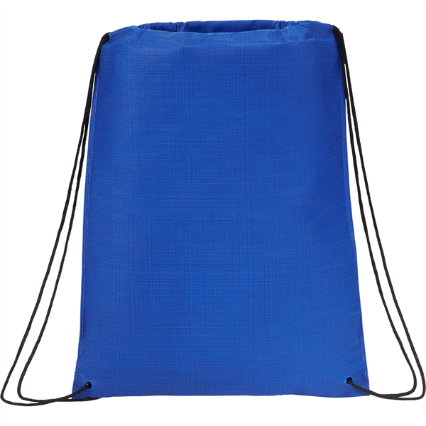 Crossweave Heat Sealed Drawstring Bag - Crossweave Heat Sealed Drawstring Bag - Image 3 of 6