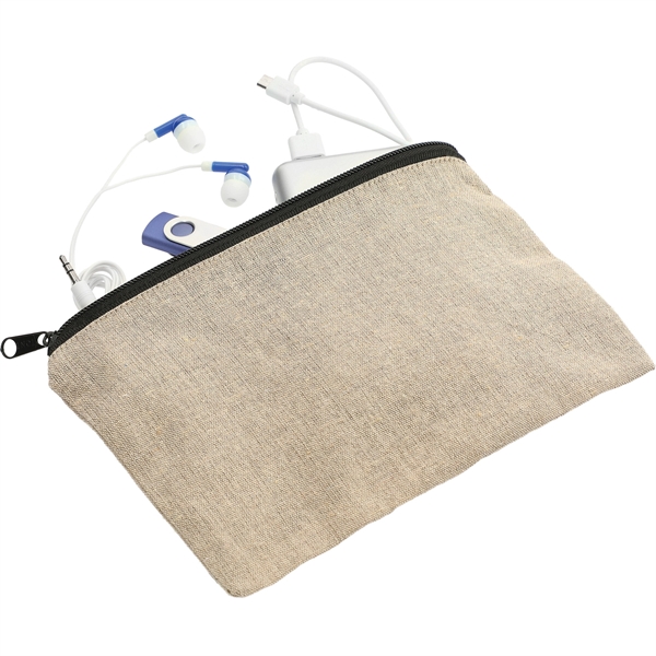 Recycled 5oz Cotton Twill Pouch - Recycled 5oz Cotton Twill Pouch - Image 12 of 30