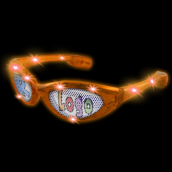 Custom LED Billboard Sunglasses - Custom LED Billboard Sunglasses - Image 1 of 5