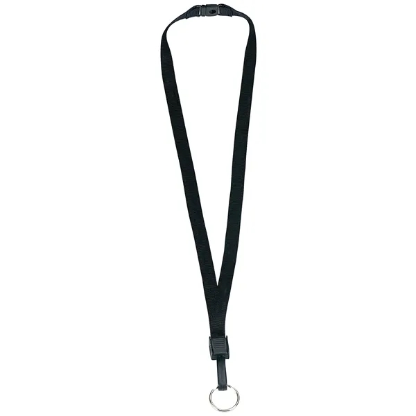 1/2" Breakaway Lanyard with Key Ring