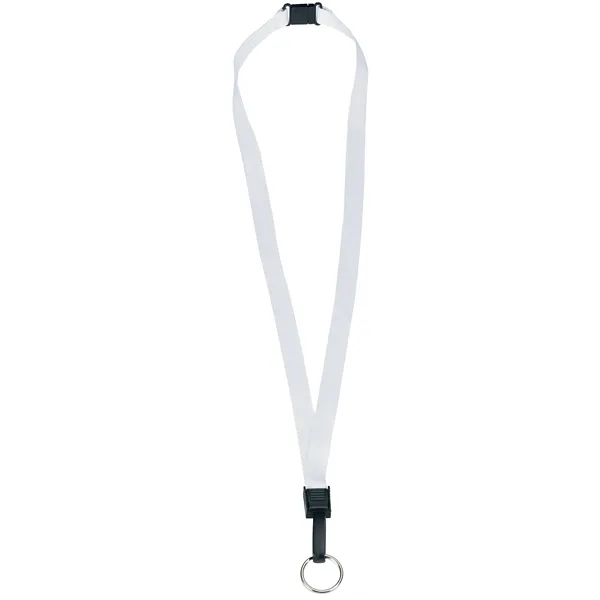 1/2" Breakaway Lanyard with Key Ring