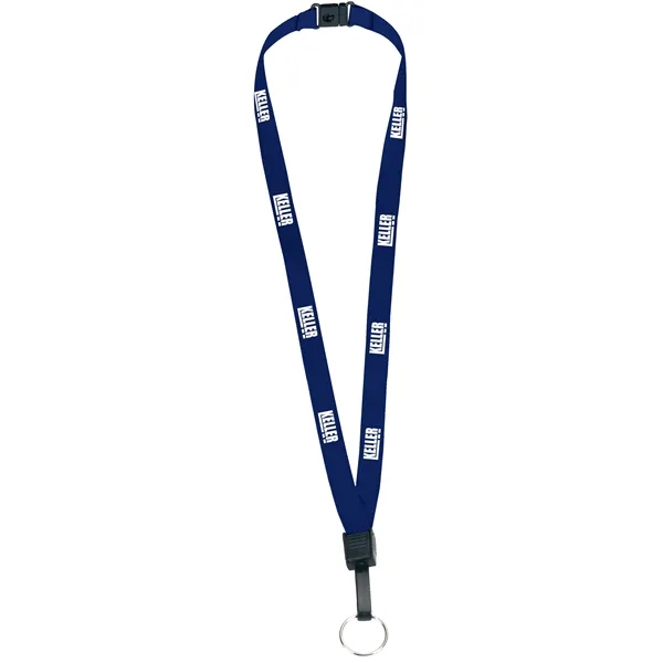 1/2" Breakaway Lanyard with Key Ring