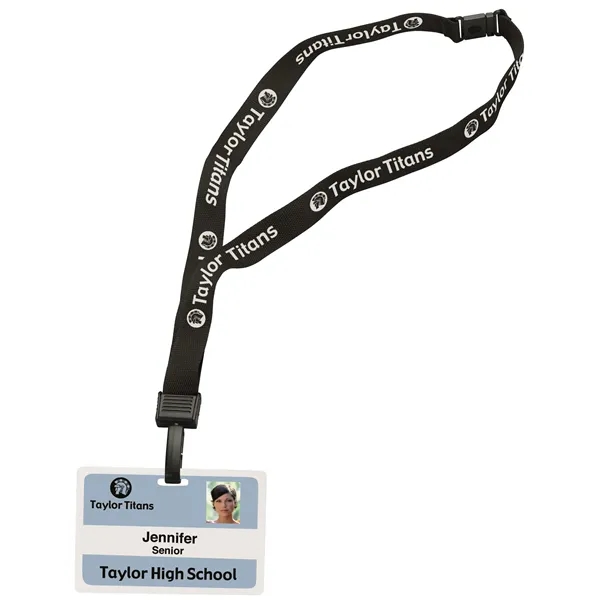 3/4" Breakaway Lanyard with Key Ring