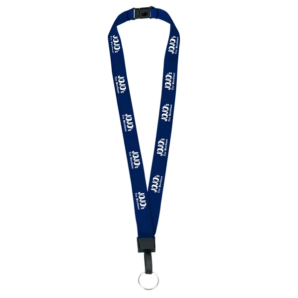 3/4" Breakaway Lanyard with Key Ring