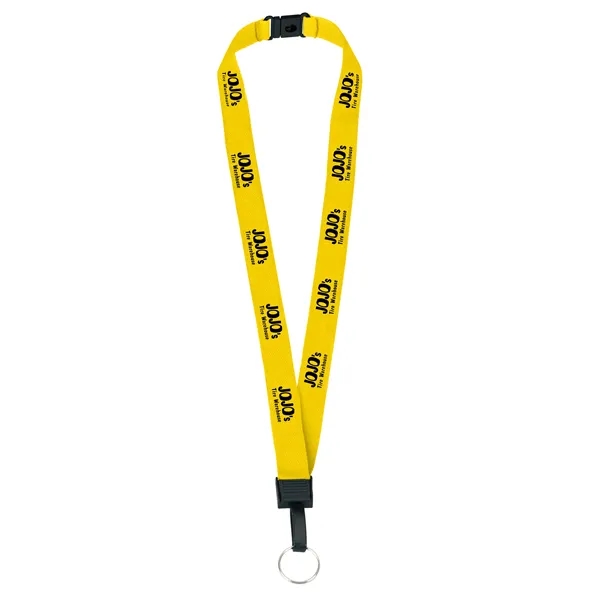 3/4" Breakaway Lanyard with Key Ring