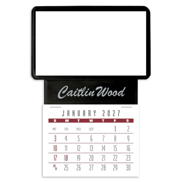 Triumph® Calendars Press-N-Stick Business Card Holder Wit...