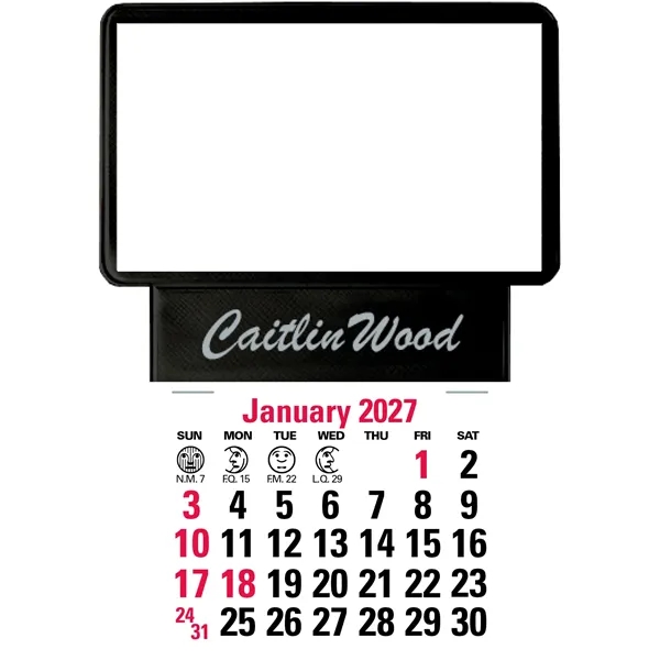 Triumph® Calendars Press-N-Stick Business Card Holder Wit...