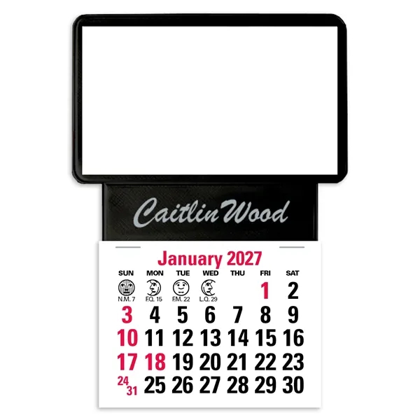 Triumph® Calendars Press-N-Stick Business Card Holder Wit...