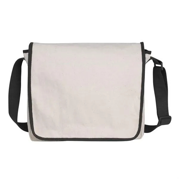 Custom V Natural Cotton Messenger