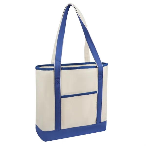 10Oz Two Tone Canvas Grocery Tote Bag