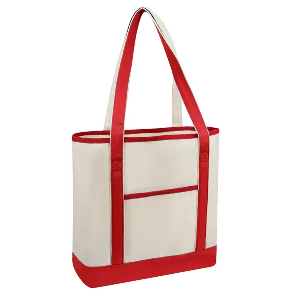10Oz Two Tone Canvas Grocery Tote Bag