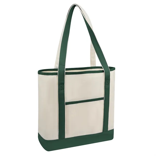 10Oz Two Tone Canvas Grocery Tote Bag