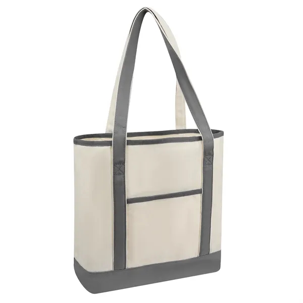 10Oz Two Tone Canvas Grocery Tote Bag