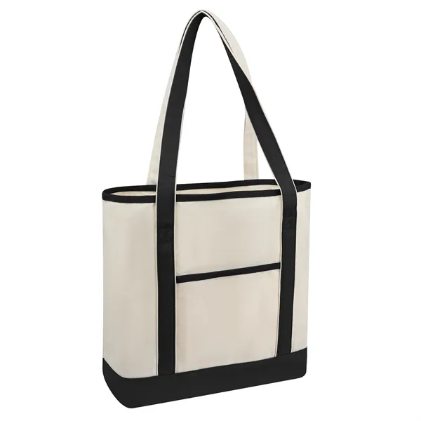 10Oz Two Tone Canvas Grocery Tote Bag