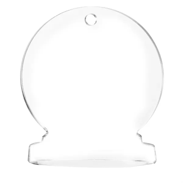 Snow Globe Acrylic Ornament