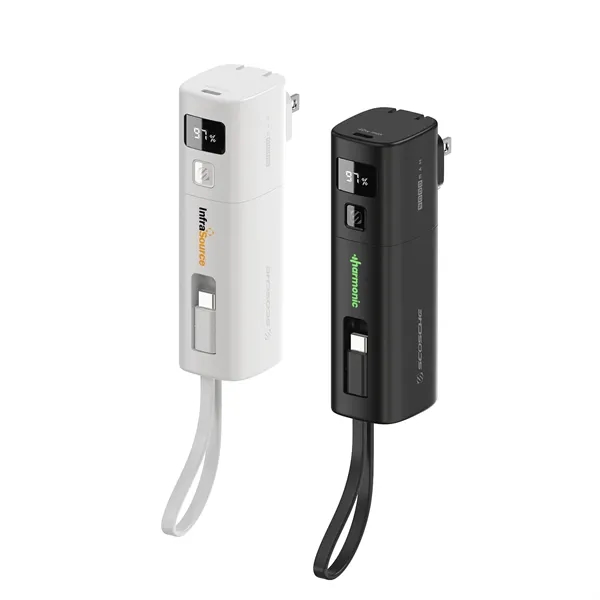 Scosche® GoBat™ 5K 3-in-1 Power Bank