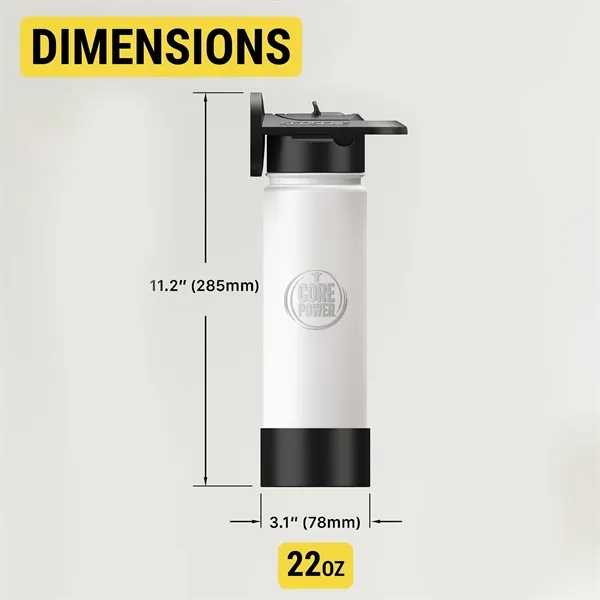 Scosche® MagicMount™ Flask 22 oz. Insulated Bottle