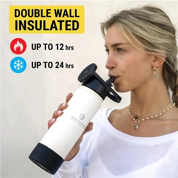 Scosche® MagicMount™ Flask 22 oz. Insulated Bottle