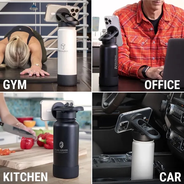 Scosche® MagicMount™ Flask 22 oz. Insulated Bottle