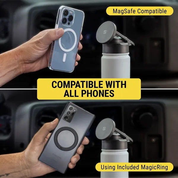 Scosche® MagicMount™ Flask 22 oz. Insulated Bottle