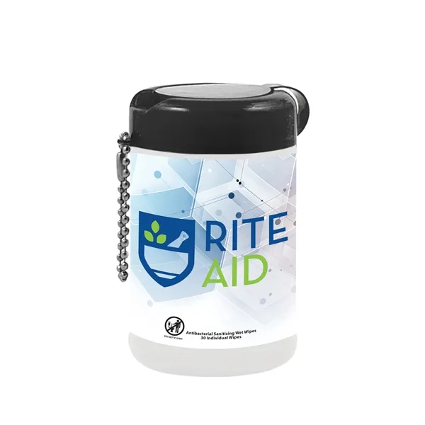 Custom 30 Individual Antibacterial Wet Tek-Wipes