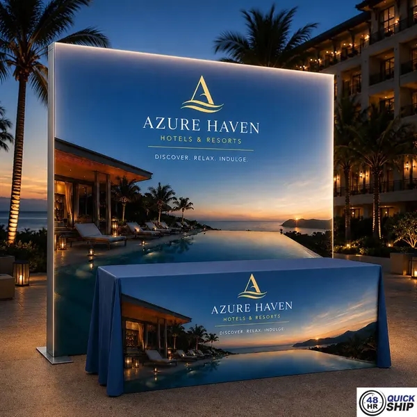 48Hr Quick Ship - EliteGlow Display Package 2, 10' Lightbox