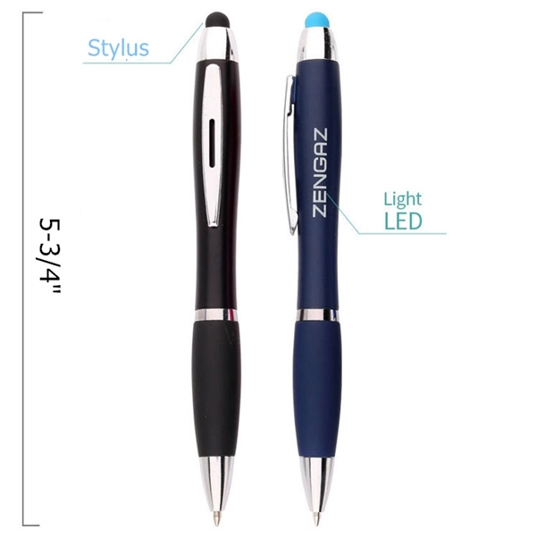 Light-Up Logo Stylus Pen - Light-Up Logo Stylus Pen - Image 1 of 2
