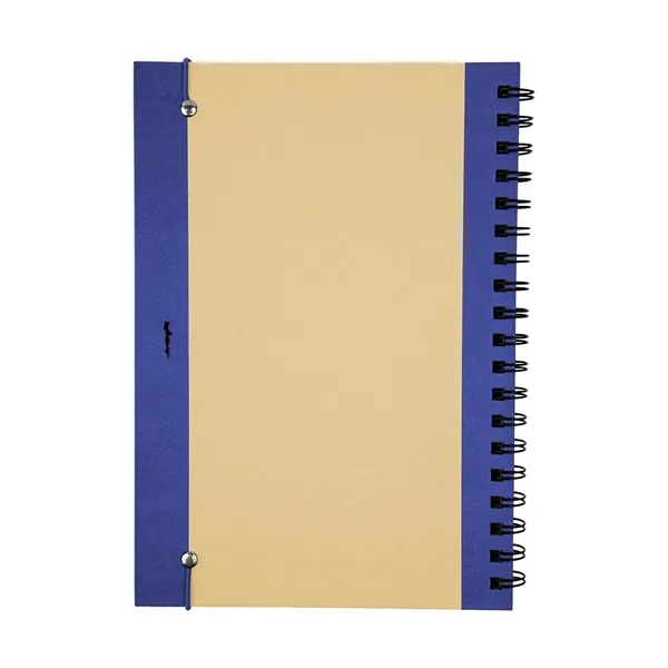 Eco-Inspired 7" x 10" Spiral Notebook & Pen