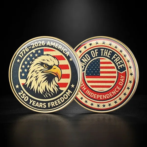 Custom Custom Transparent UV Printed Coins