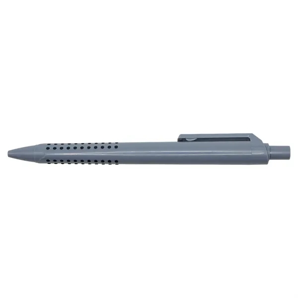 Recycled Plastic Pen with Dotted Rubber Grip