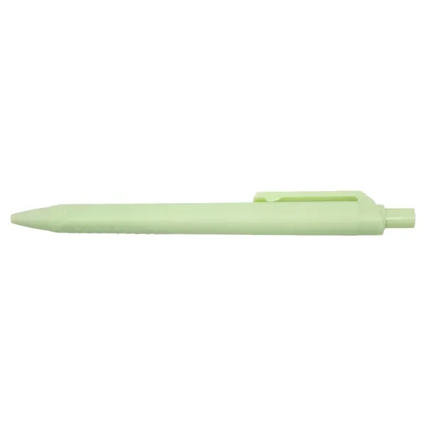 Recycled Plastic Pen with Dotted Rubber Grip