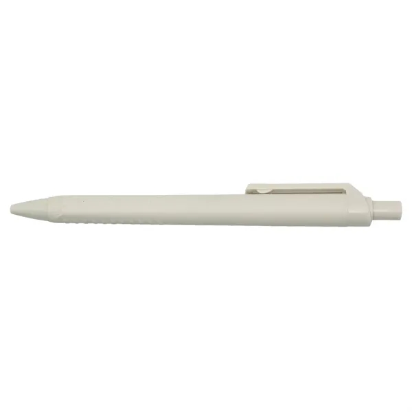 Recycled Plastic Pen with Dotted Rubber Grip