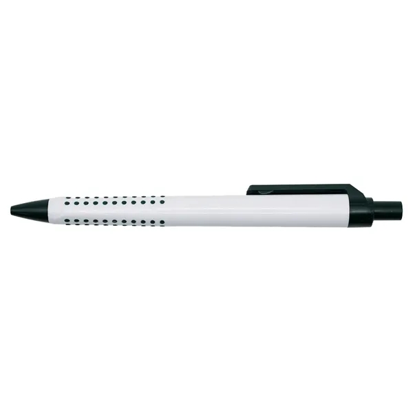 Recycled Plastic Pen with Dotted Rubber Grip