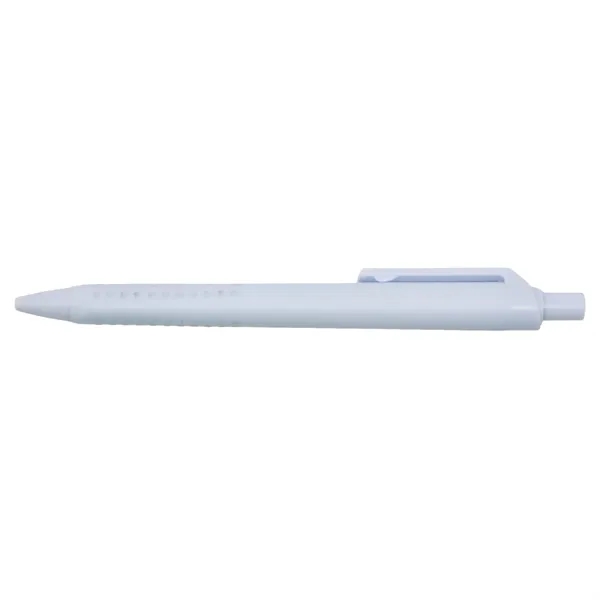 Recycled Plastic Pen with Dotted Rubber Grip