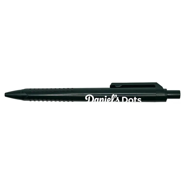Recycled Plastic Pen with Dotted Rubber Grip