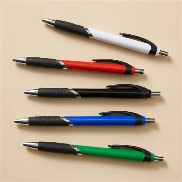 Recycled Pen with Rubber Grip