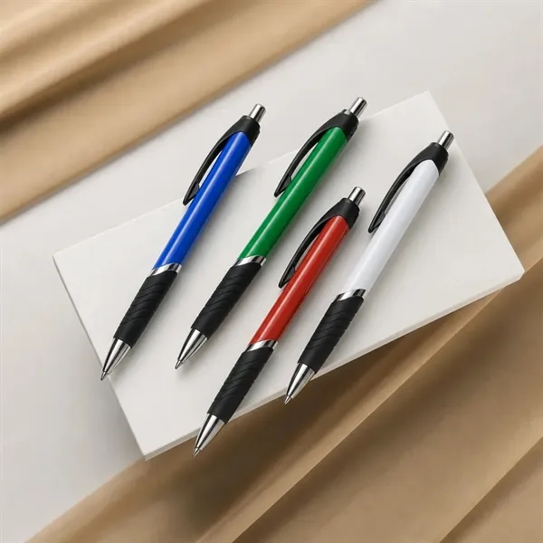 Recycled Pen with Rubber Grip